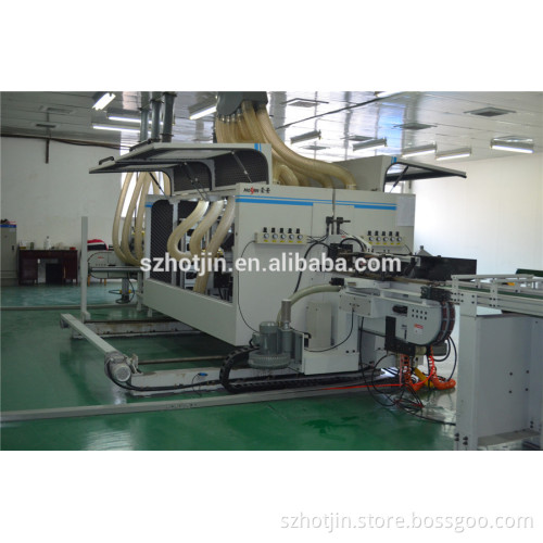 High-precision floor production machine